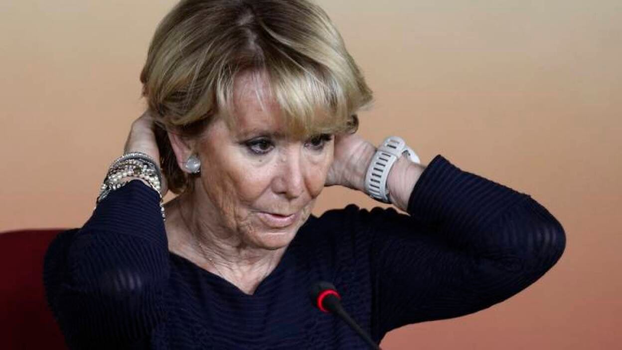 Esperanza Aguirre: "La corrupción nos está destrozando a todos"