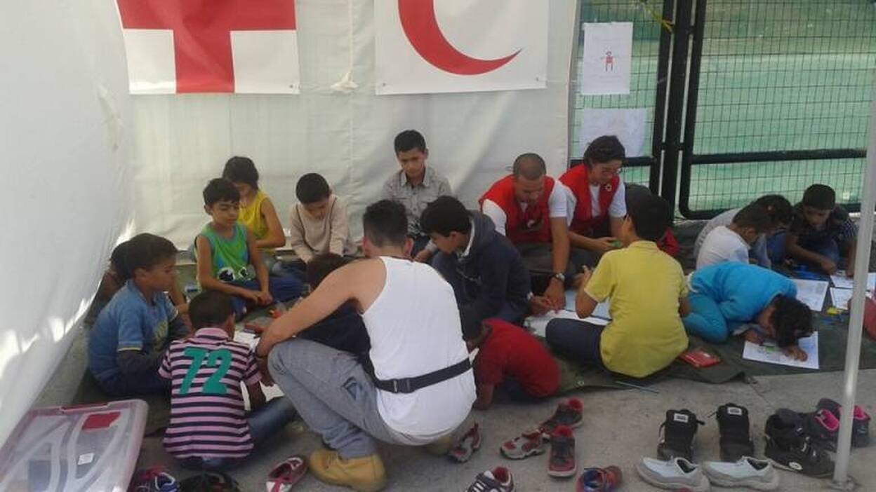 Apoyo canario a los refugiados en Grecia