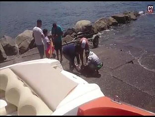 Rescate en Sardina de Gáldar