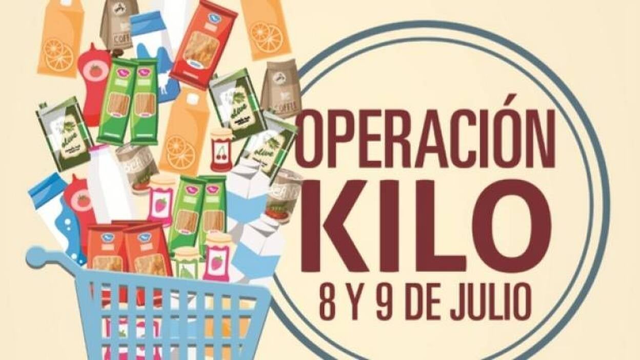 Recogida solidaria de alimentos con la Operación Kilo
