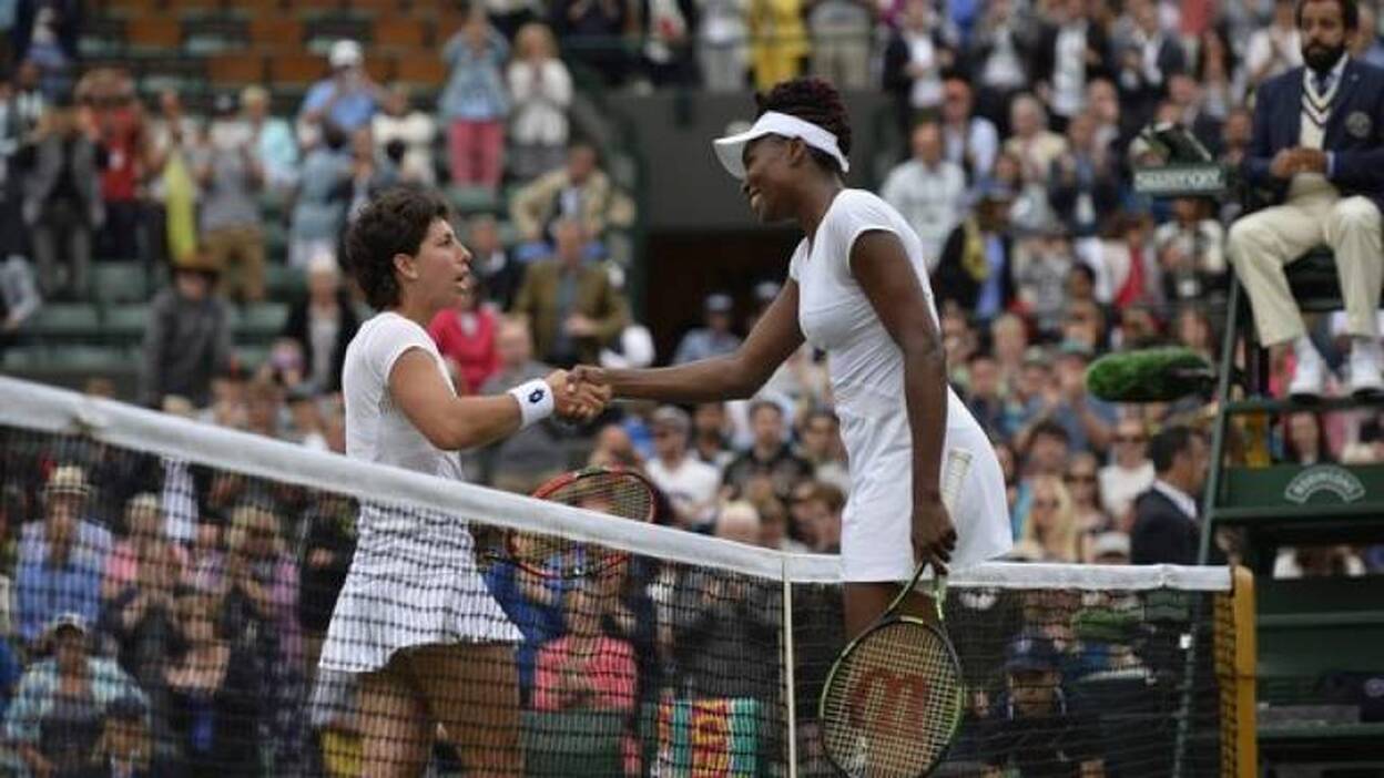 La veterana Venus Williams acaba con el sueño de Carla Suárez