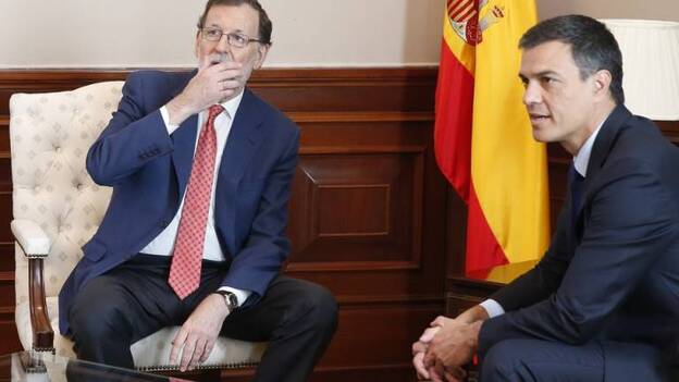 Rajoy: &quot;Si no hay un compromiso con el PSOE no es posible la investidura&quot;
