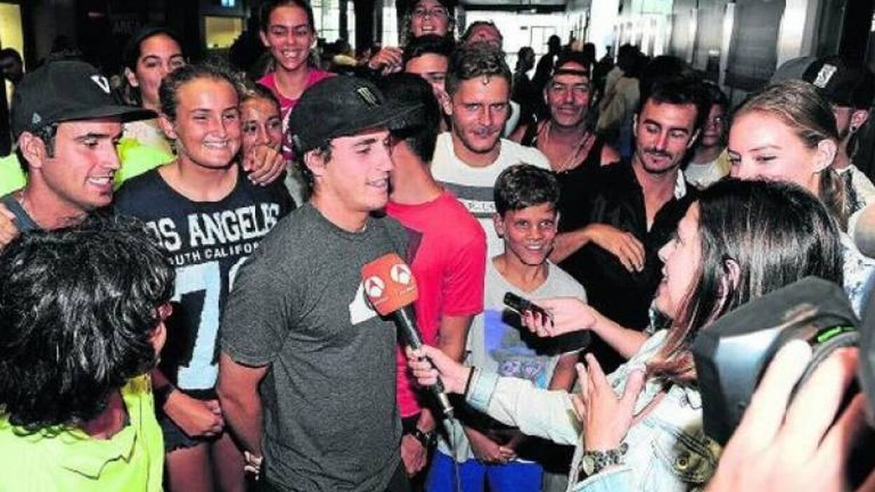 Acogida calurosa al campeón