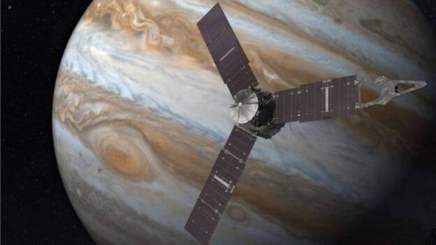 La sonda Juno completa con éxito su mayor aproximación a Júpiter