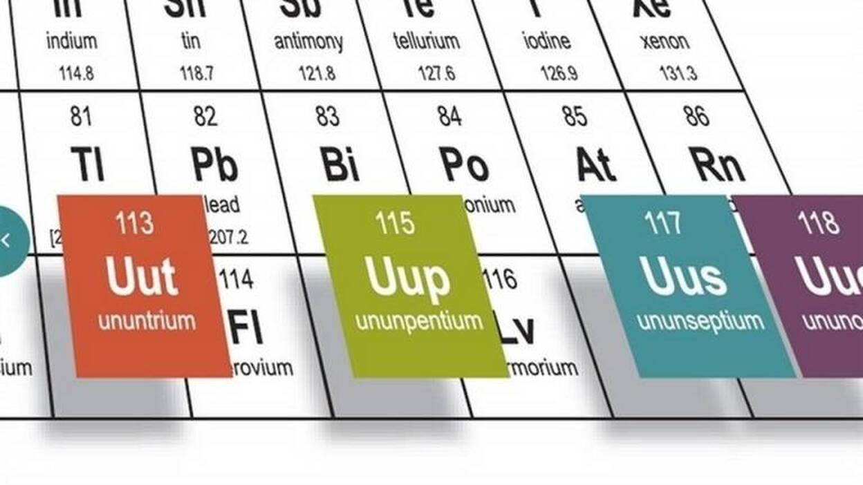 Los cuatro nuevos elementos de la Tabla Periódica ya tienen nombre