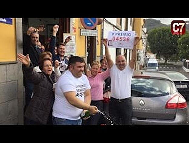 Teror reparte alegría con el segundo premio