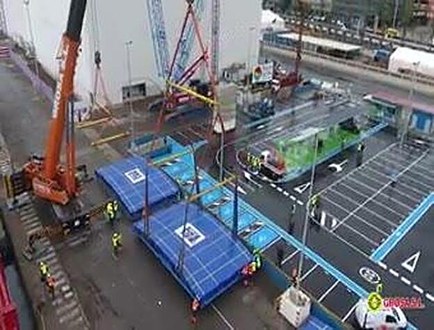 Así avanza el acuario