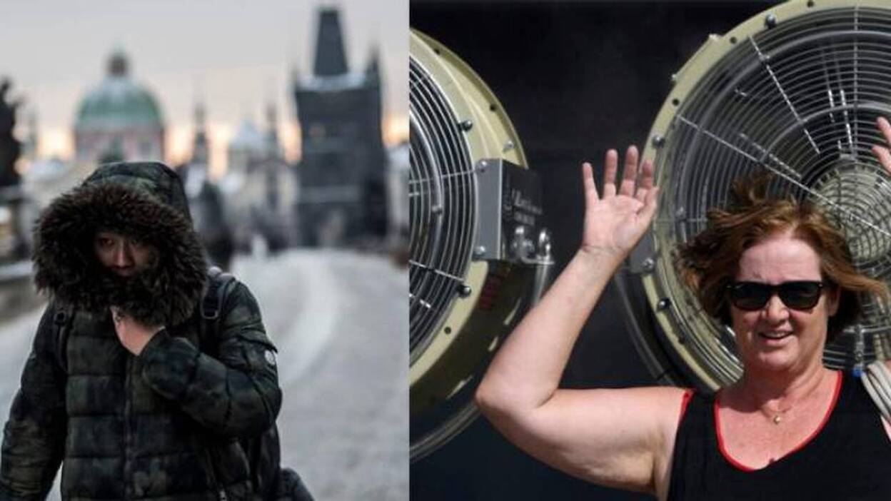 Mientras Europa se congela...en Australia hay ola de calor