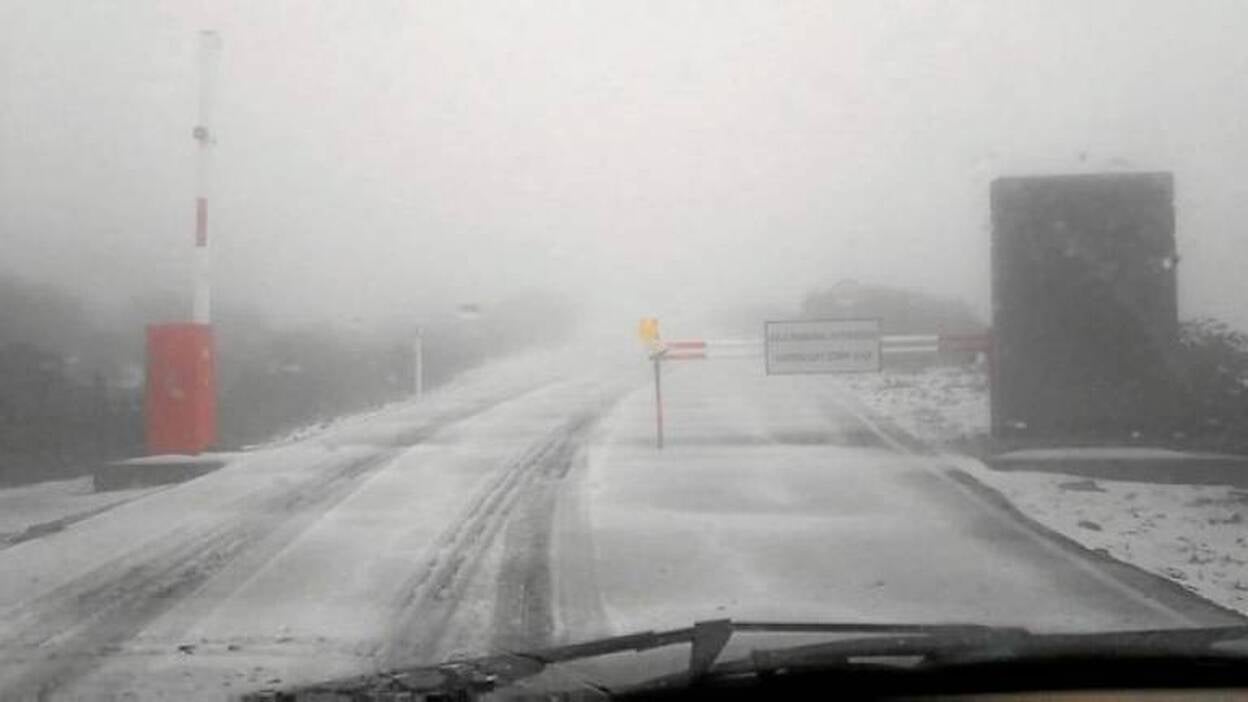 El invierno se despide con nieve