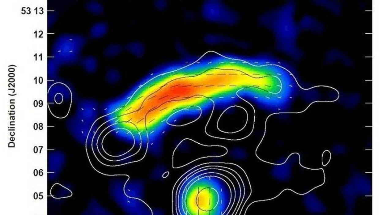 Identificados campos magnéticos gigantes en el Universo