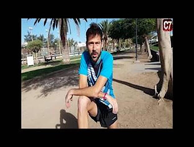 Rubén Palomeque anima a hacer deporte