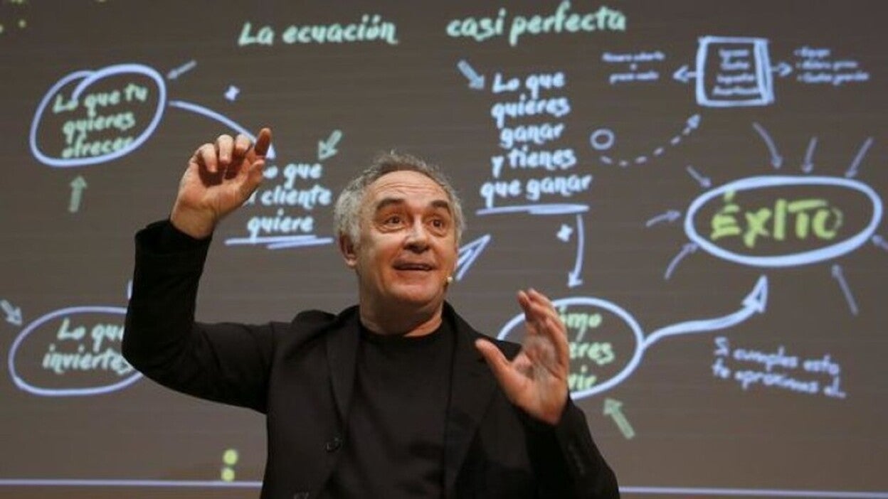 Ferrán Adrià: «Cocinar es diseñar los alimentos»