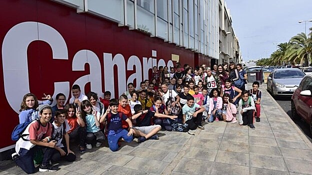 Los alumnos del CEIP La Zafra en CANARIAS7