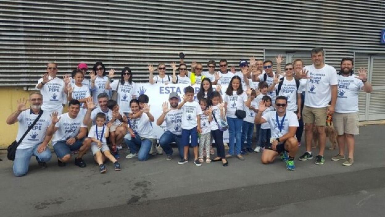 Solidarios con Pepe en la carrera Puerto de Las Palmas