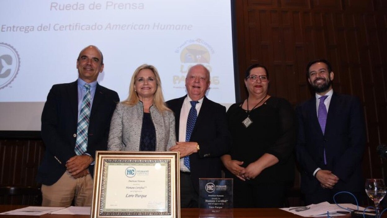 Loro Parque recibe el certificado American Humane