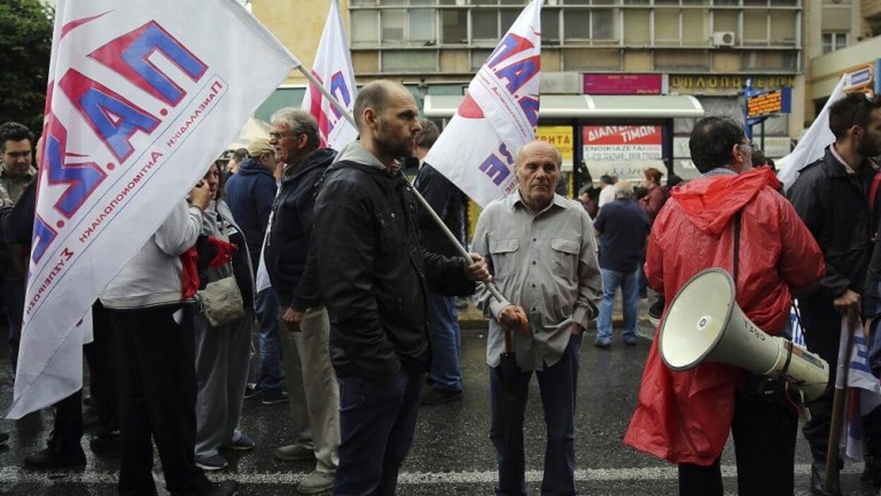 Primera huelga general del año en Grecia