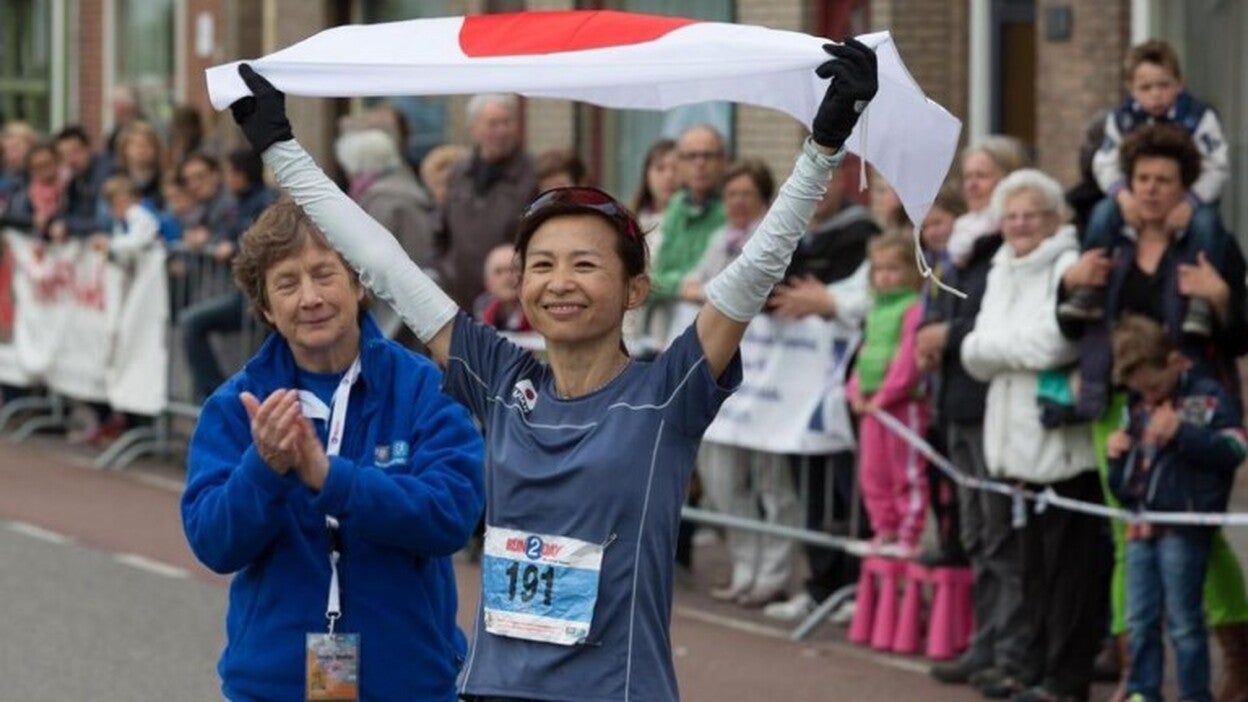 Mami Kudo, a por el récord del mundo de 24 horas en el parque Romano