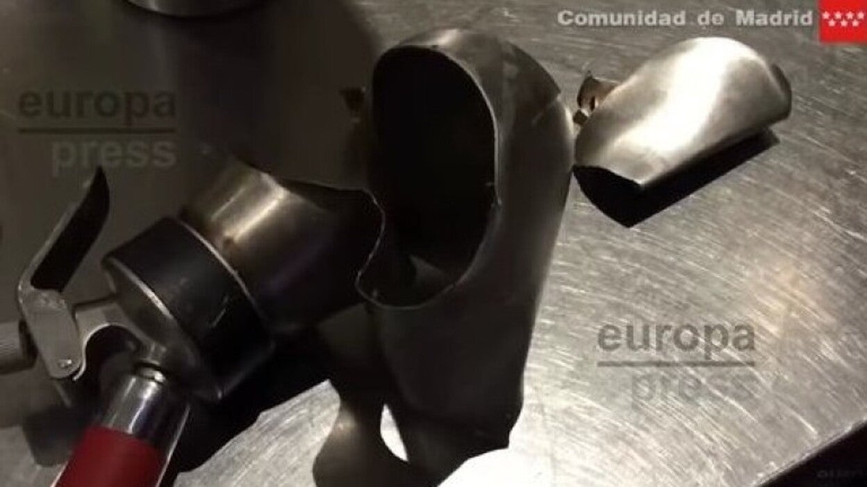 Una cocinera grave y 8 comensales leves por una explosión