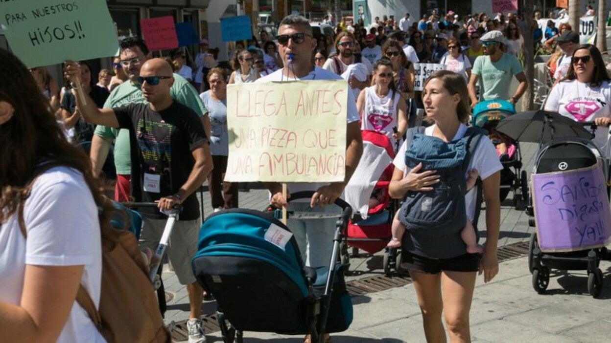 Las supermamis salen a la calle por una sanidad digna