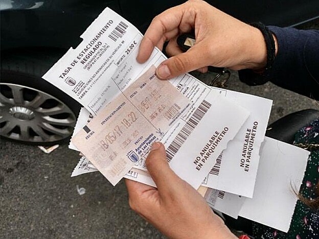 Algunas de las multas acumuladas. /  C7