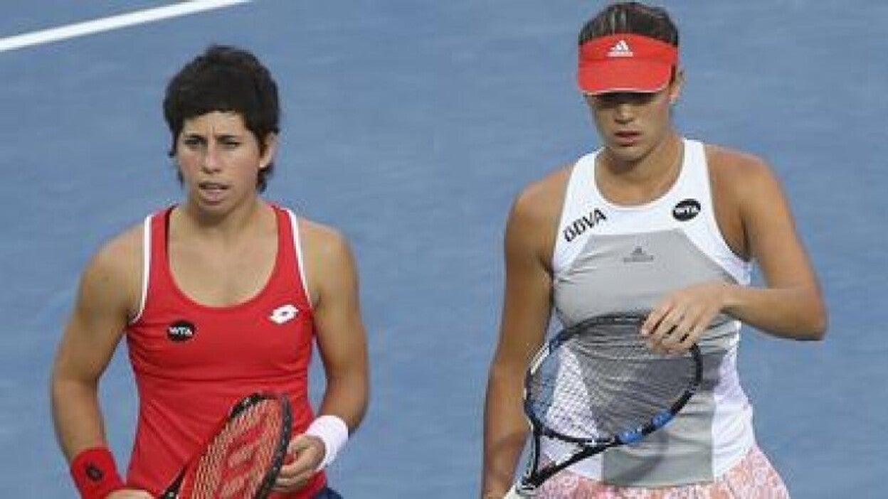 Muguruza contra Alexandrova y Carla Suárez contra Bouchard