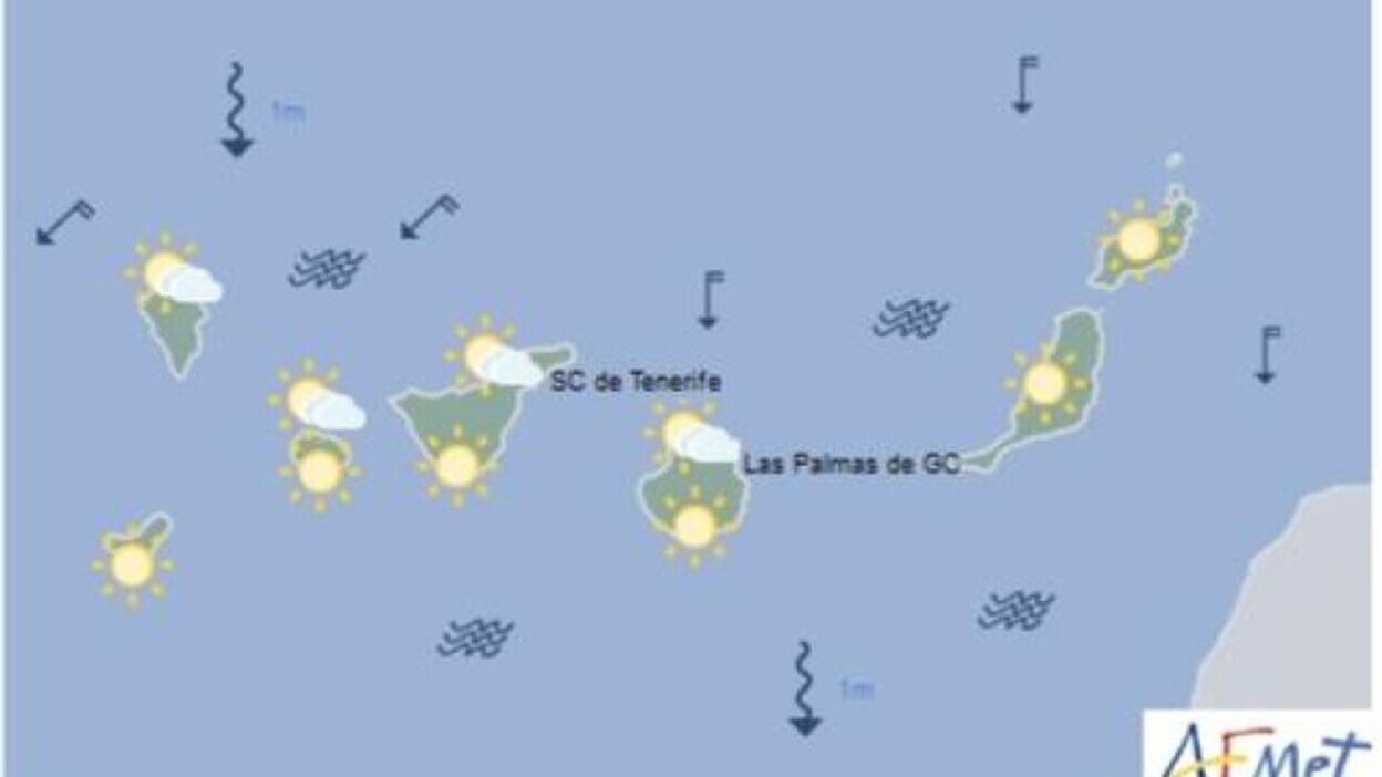 Nubosidad matinal y temperaturas máximas en descenso