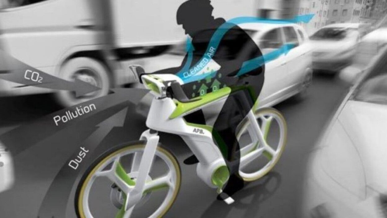 Un diseñador desarrolla bicicletas que limpian el aire de esmog