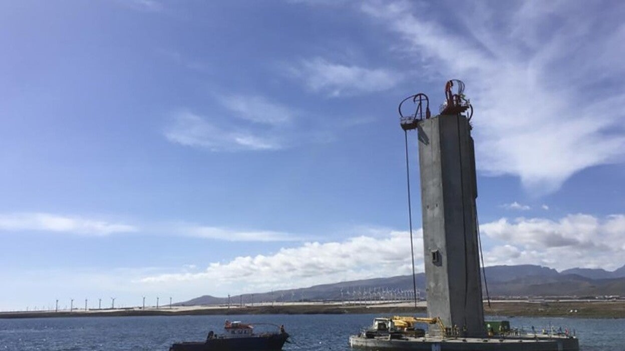 La primera torre eólica marina de España se instalará en la isla