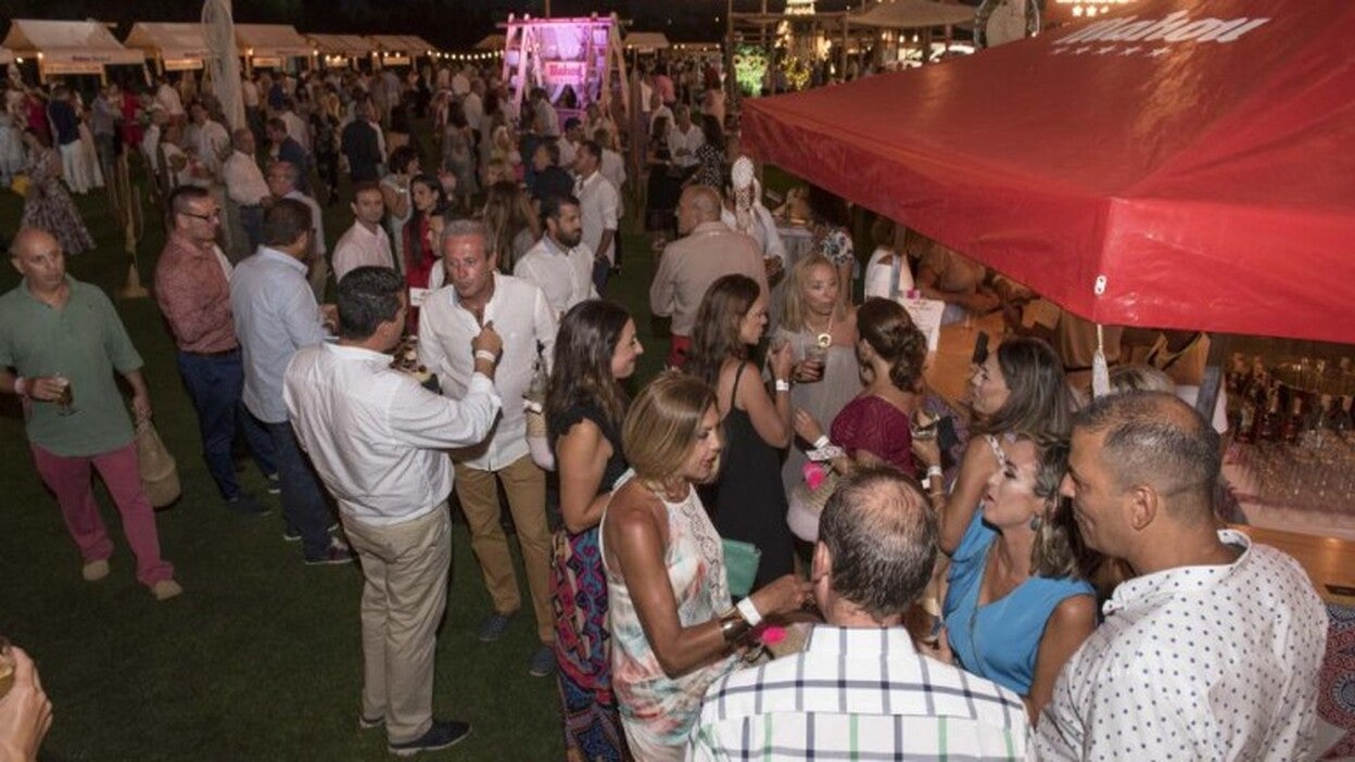 Noche mágica de golf