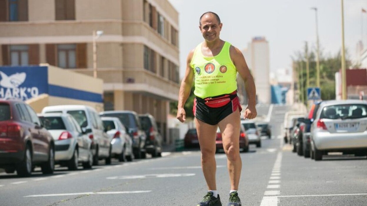 A la Peña corriendo del tirón