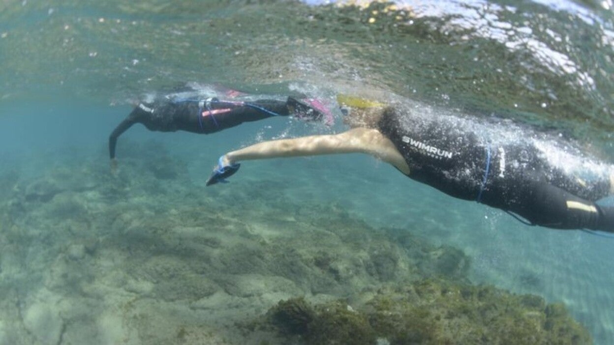 David Camejo y Kilian Campos vencedores en la SwimRun Series