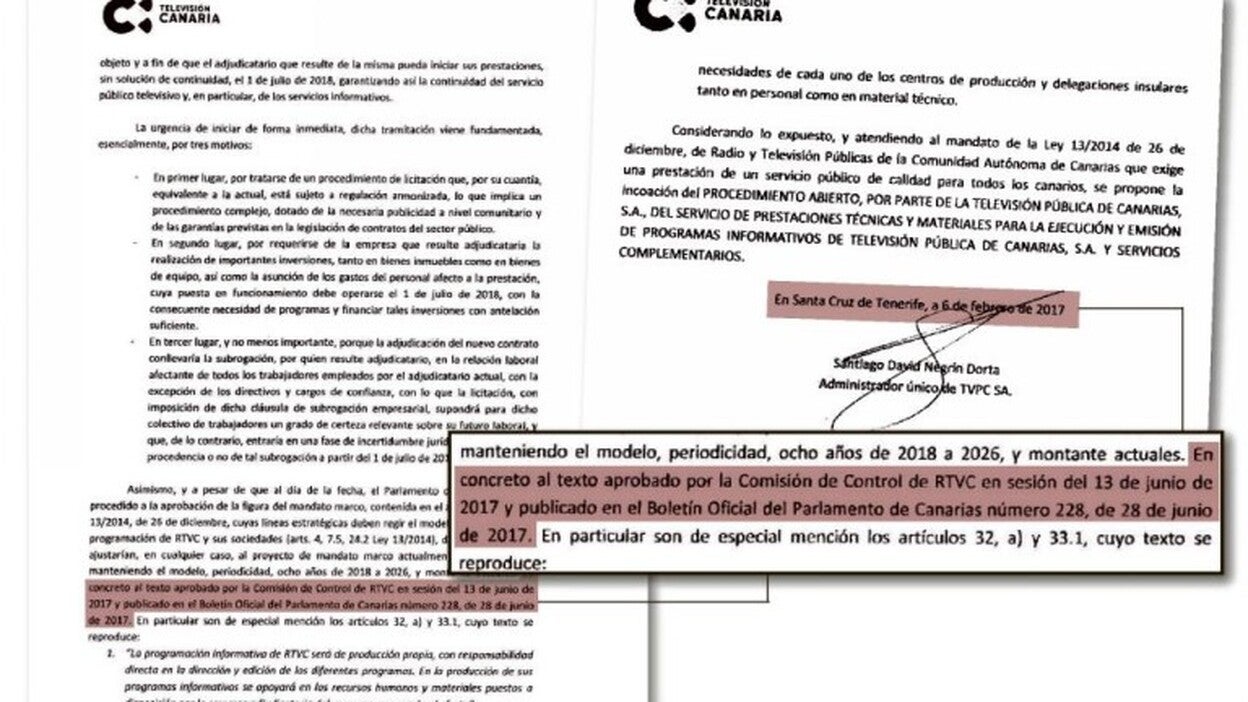 RTVC, un concurso con un informe manipulado