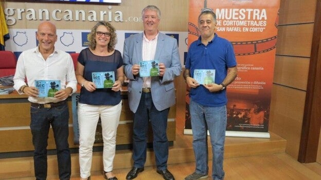 De izquierda a derecha, Julio Ojeda, Yolanda Ramírez, Carlos Ruiz y Agustín Domínguez /  C7