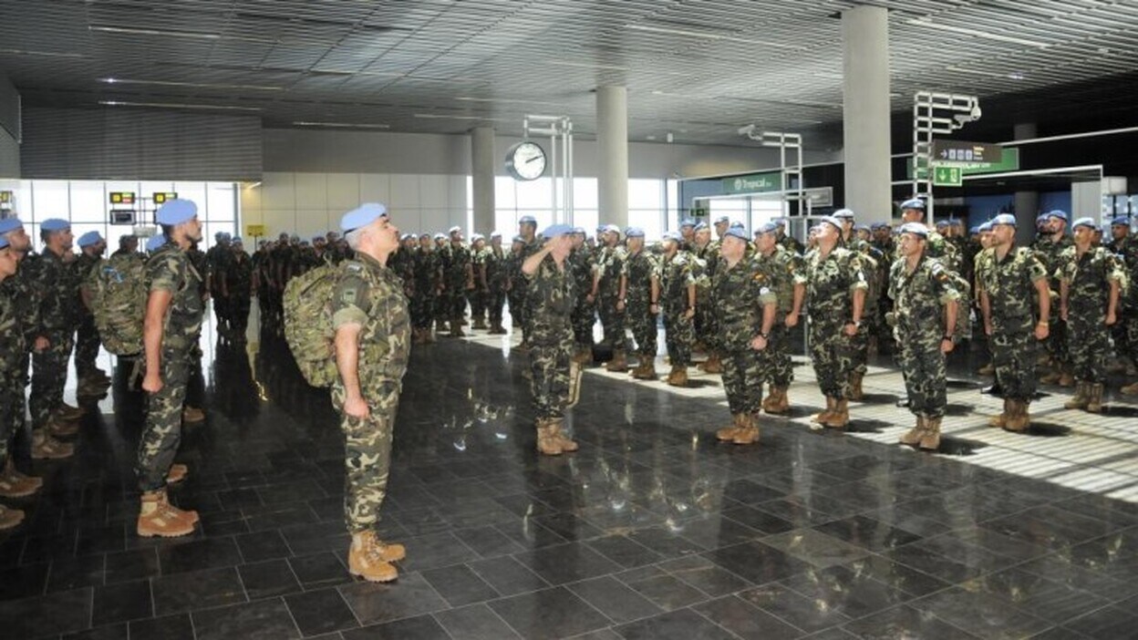 Más de 150 militares desplazados al Líbano vuelven a Gran Canaria