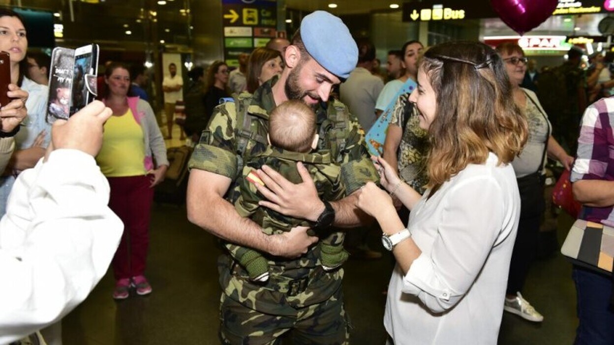 Los militares de la Brigada Líbano regresan a casa