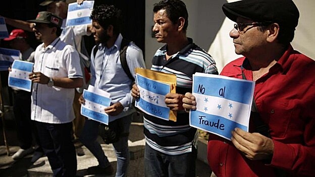 Máxima tensión en Honduras para conocer al nuevo presidente