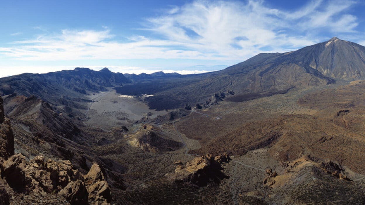 Rescatan a un senderista herido tras una caída mientras ascendía al Teide