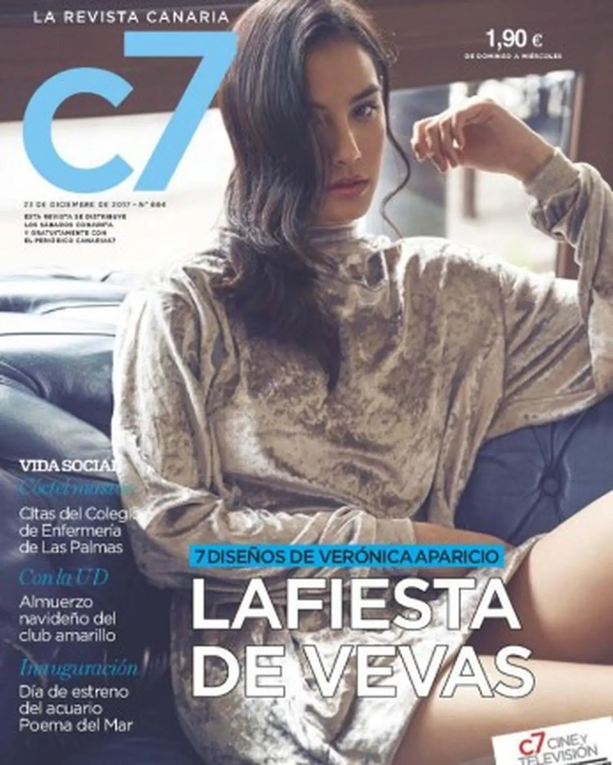 Verónica Aparicio - Vevas, portada de C7