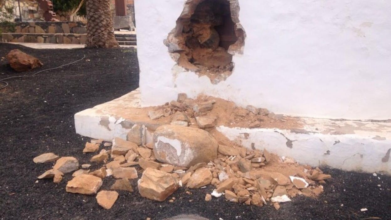 Intento de robo fallido en la ermita de Vega de Río Palmas