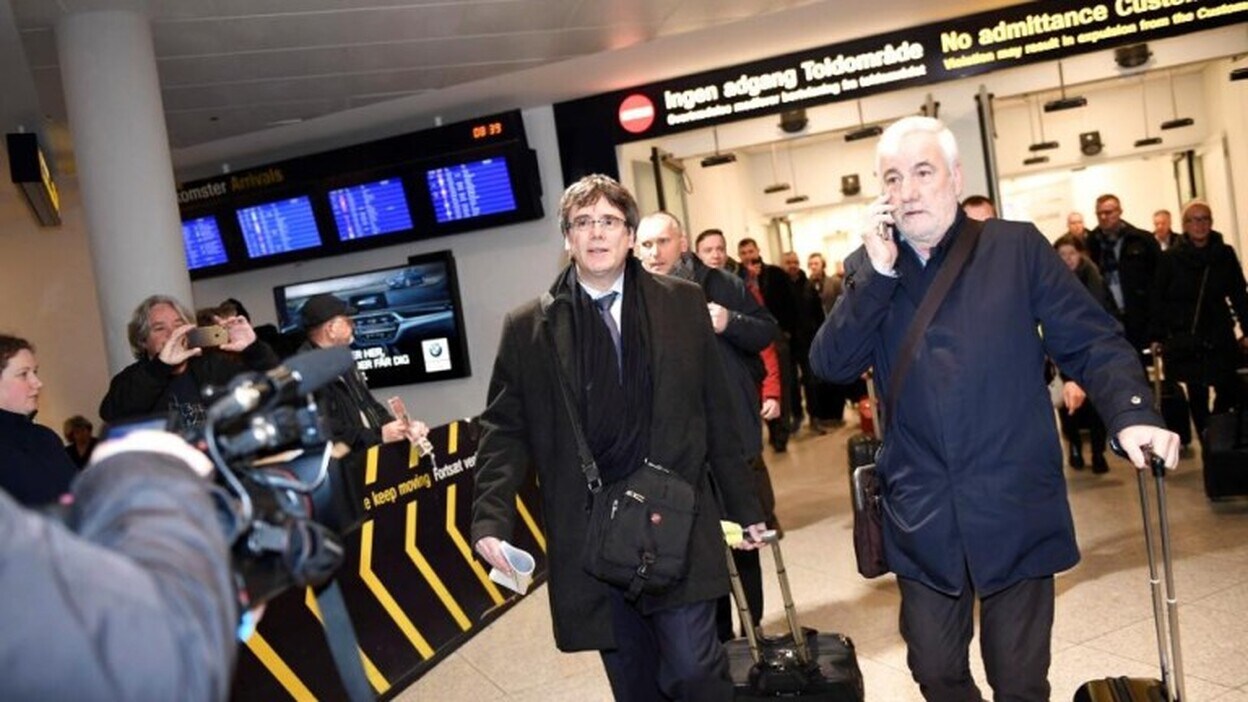 Puigdemont deja el confort de Bélgica rumbo a la incertidumbre de Dinamarca