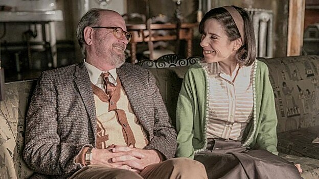 Richard Jenkins y Sally Hawkins en el rodaje de su aclamada cinta «The Shape of Water» /  C7