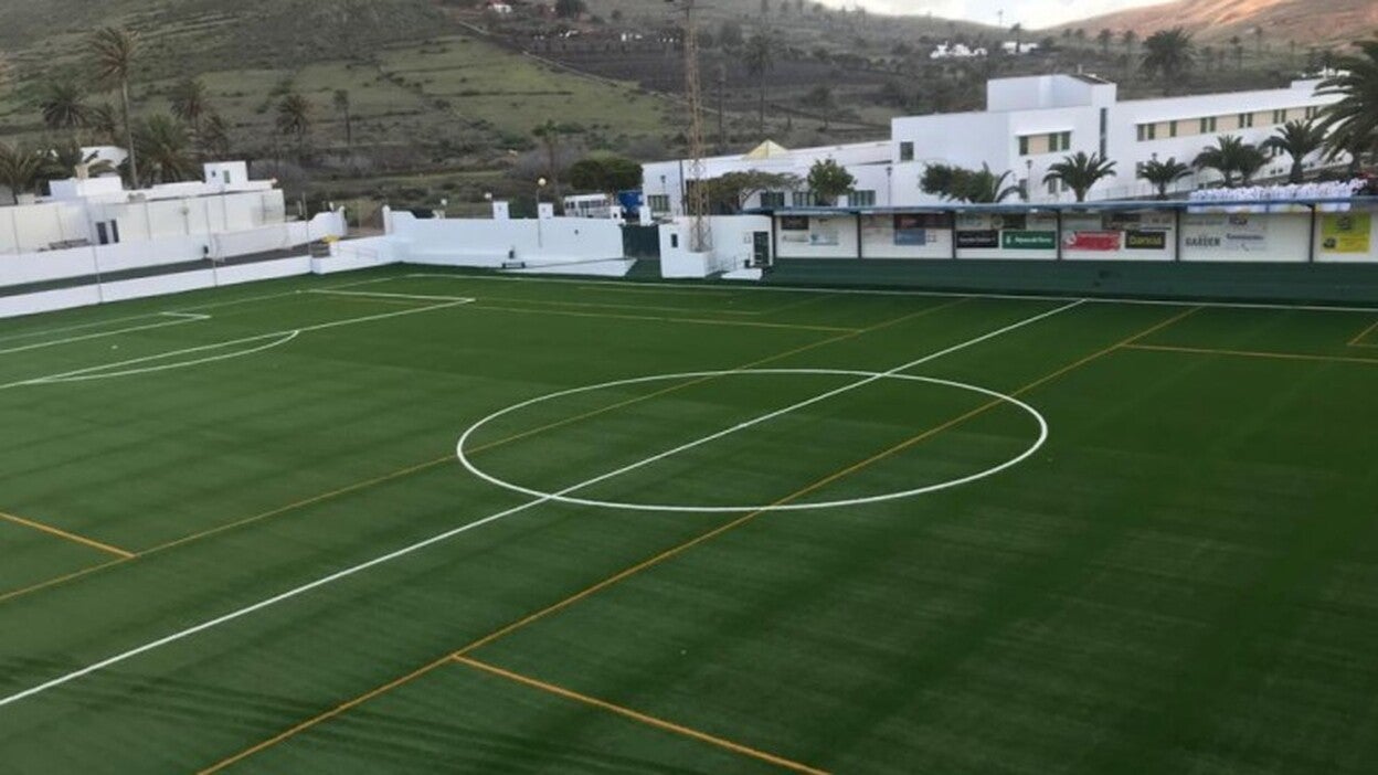 El campo de fútbol de Haría entrará en uso el fin de semana