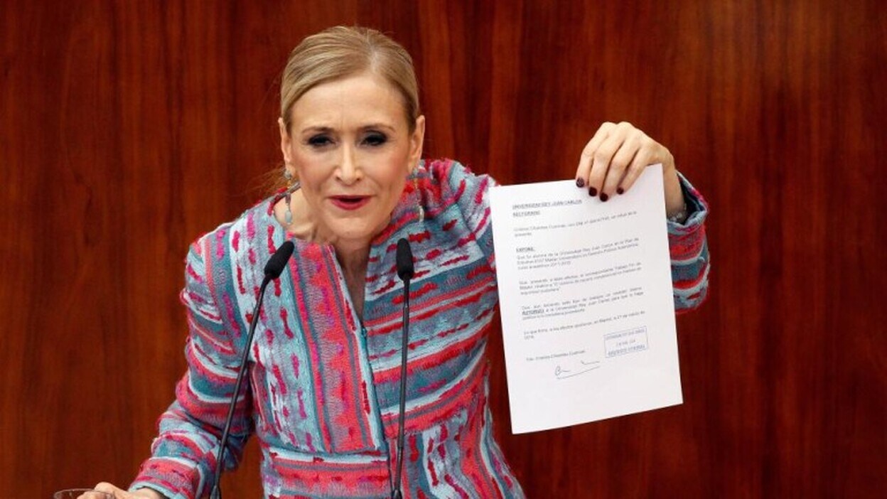 Cifuentes: El máster es «perfectamente legal»