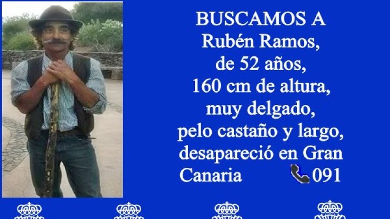 La Policía Nacional solicita colaboración ciudadana para dar con Rubén Ramos