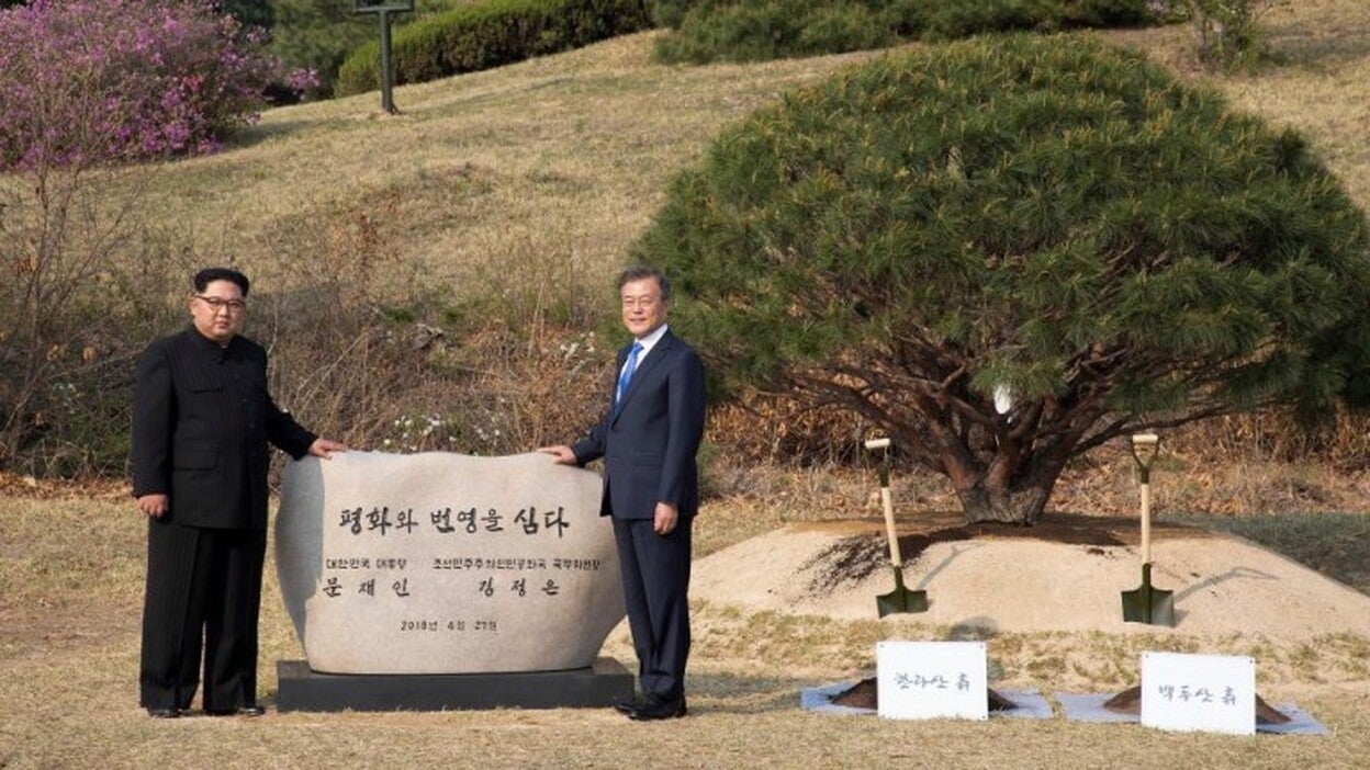 Las dos Coreas acuerdan cooperar para alcanzar una "paz permanente"