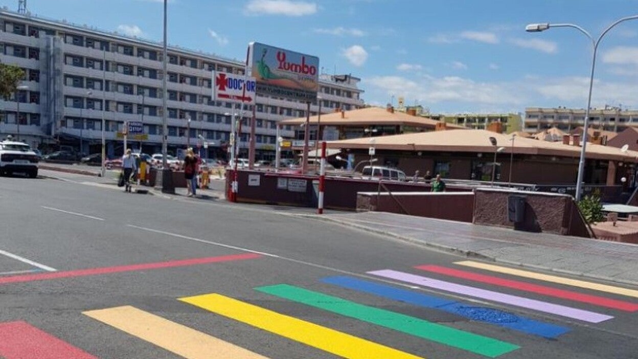 Maspalomas presume de arcoíris