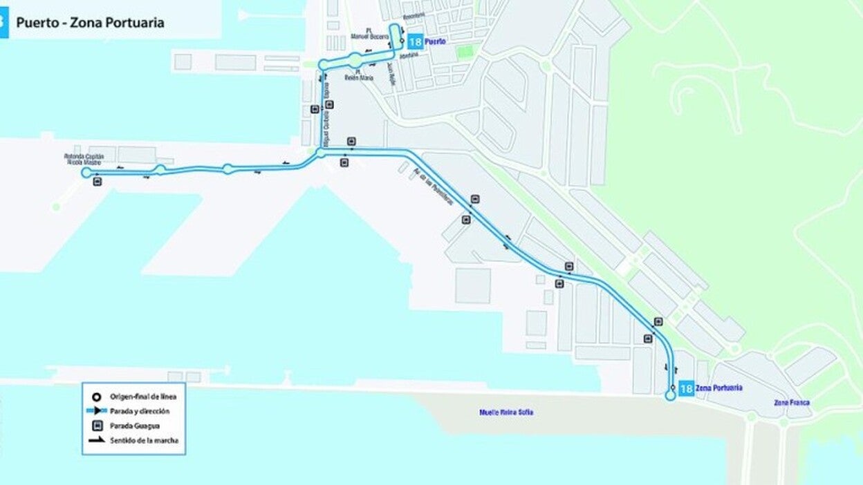 La guagua se va a los puertos