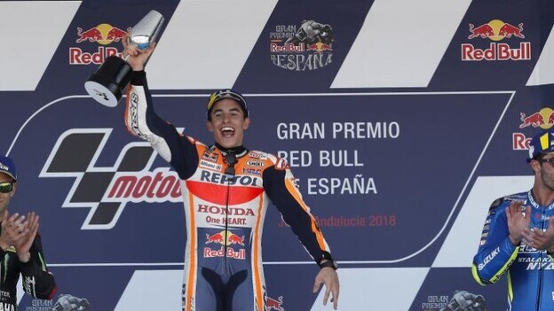 Márquez deja clara su superioridad en Jerez