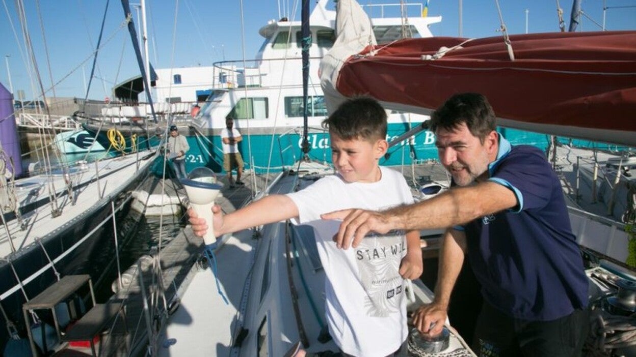 Laboratorio a bordo del ‘Acrobat’