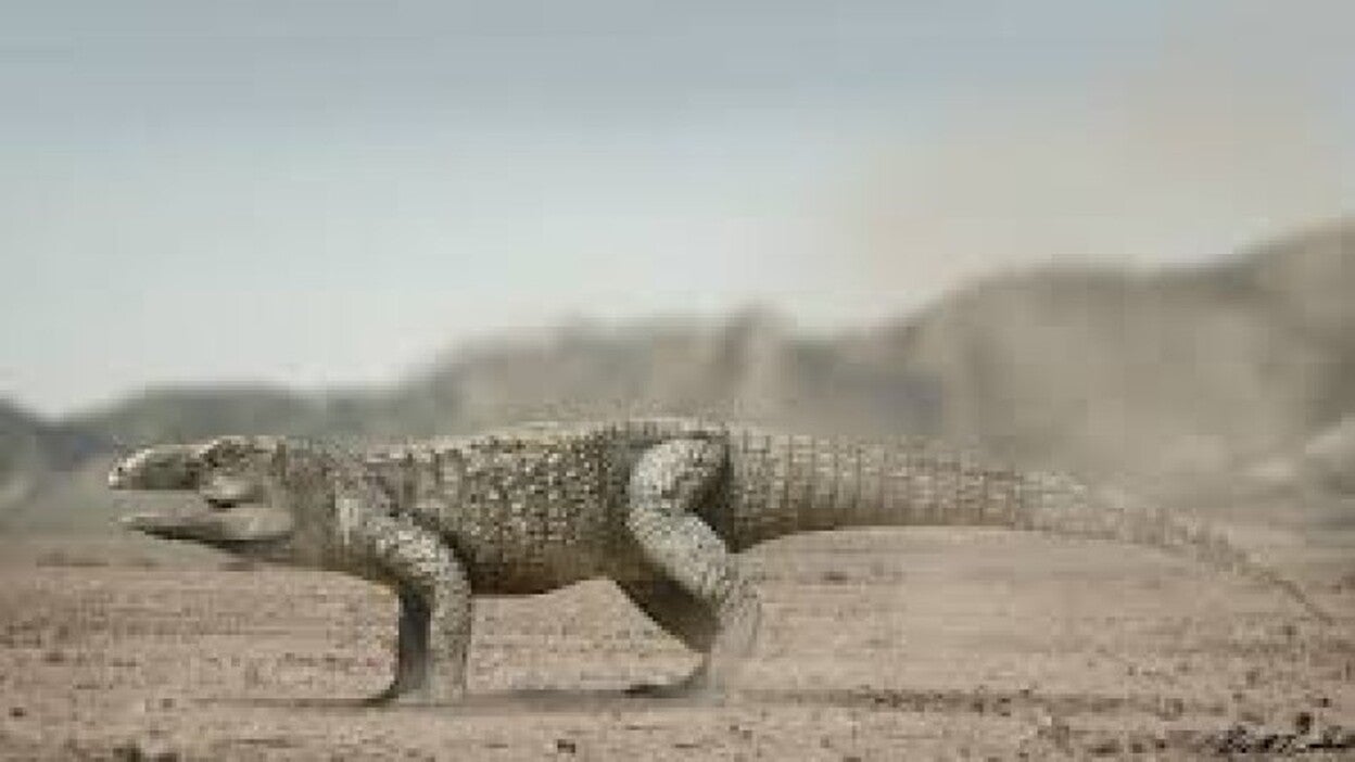 Descubren un fósil de un nuevo reptil